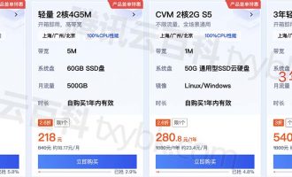 2023年9月最新腾讯云服务器优惠活动价格表